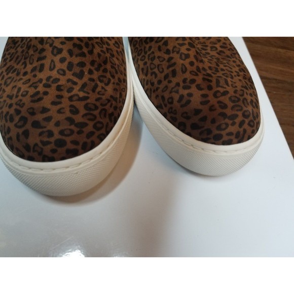 Time and True Twin Gore Mule Shoe Leopard Print Size 11 - Picture 6 of 12